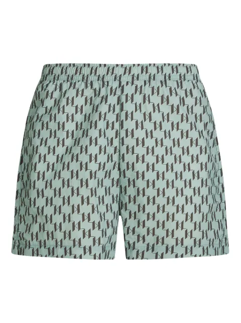 Karl Lagerfeld monogram-print swim shorts