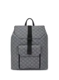 Karl Lagerfeld Monogram-print buckled backpack - Grey