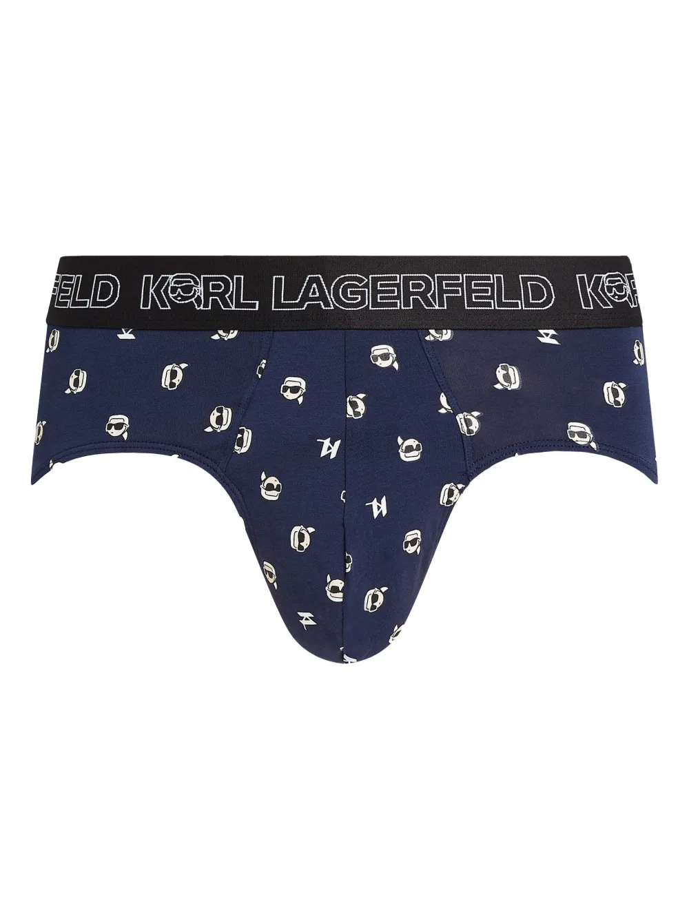 Karl Lagerfeld Drie Ikon slips - Blauw