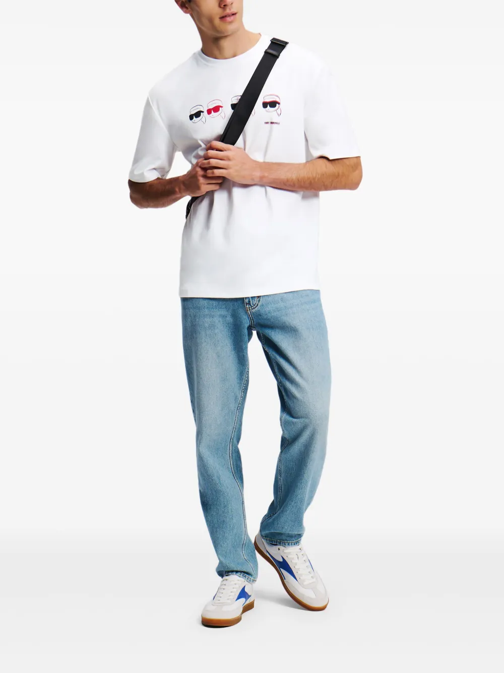 Karl Lagerfeld Ikon T-shirt - Wit