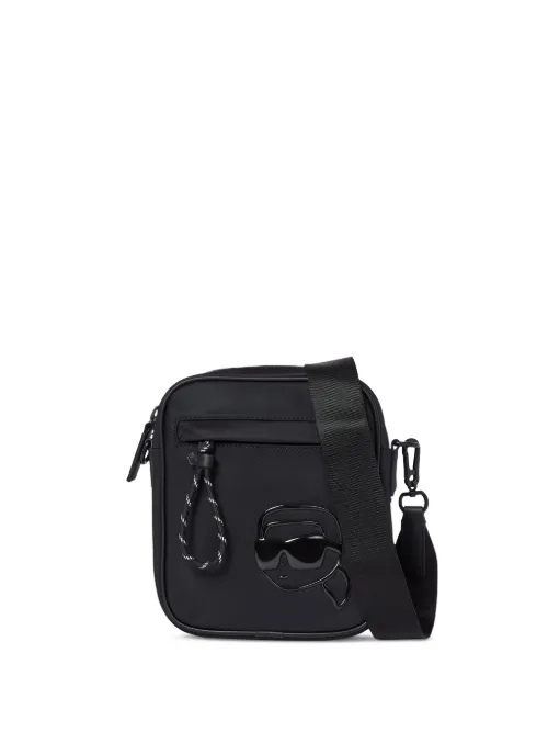 Sac à bandoulière Ikon à imprimé ton sur ton - Karl Lagerfeld - Modalova