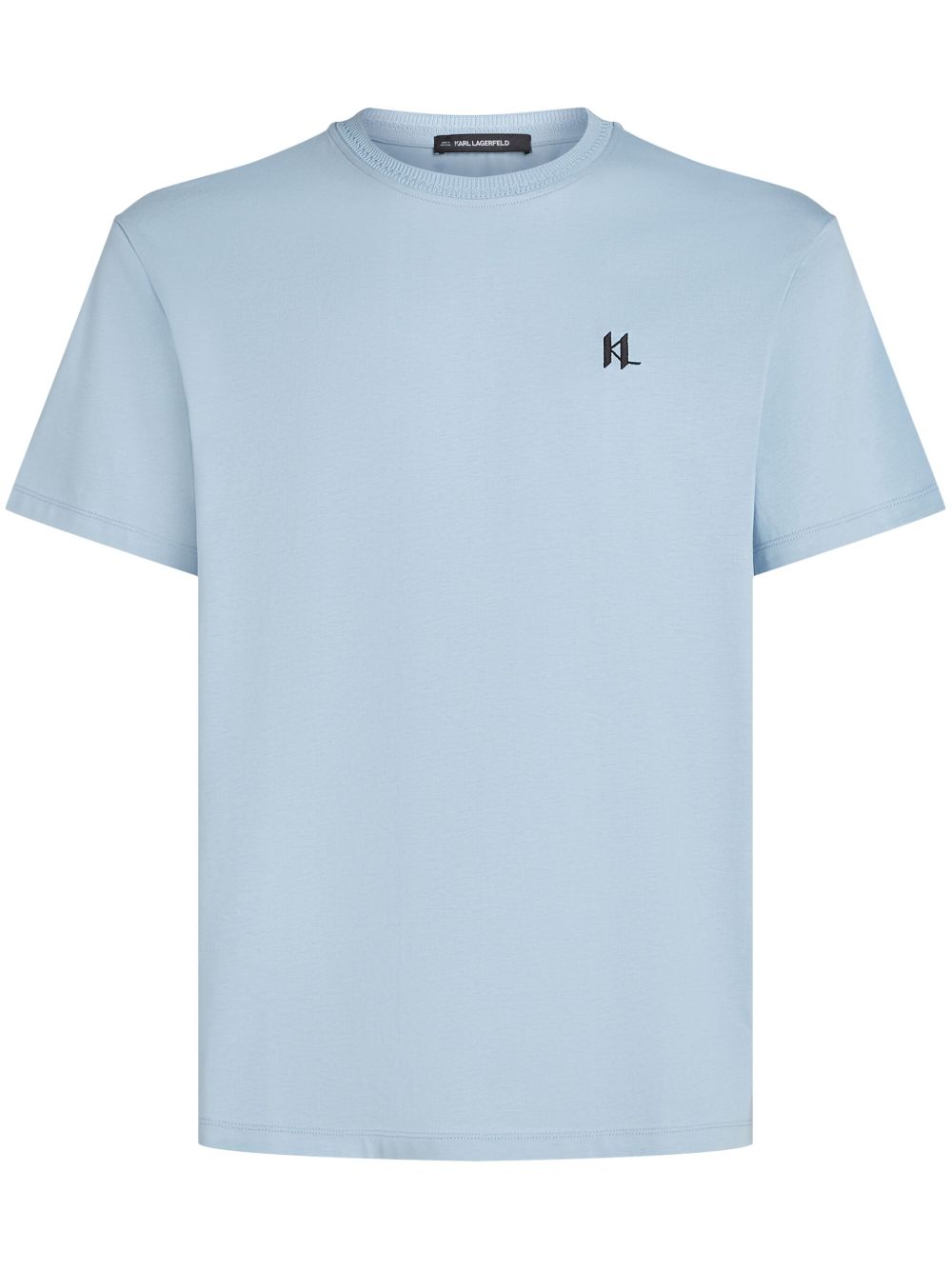 logo-embroidered T-shirt