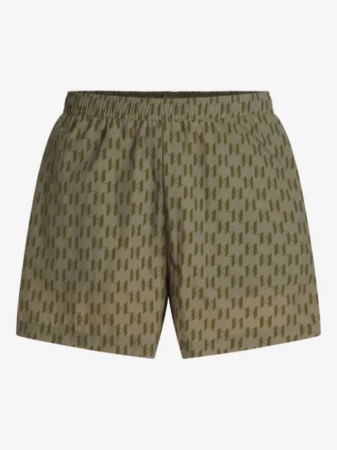 Karl Lagerfeld monogram-print swim shorts