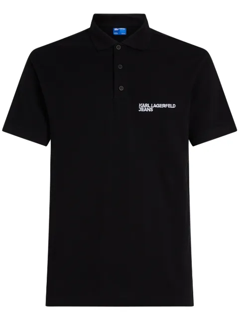 Karl Lagerfeld Jeans polo à logo brodé