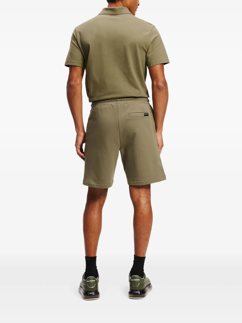 Karl Lagerfeld Katoenen shorts Groen