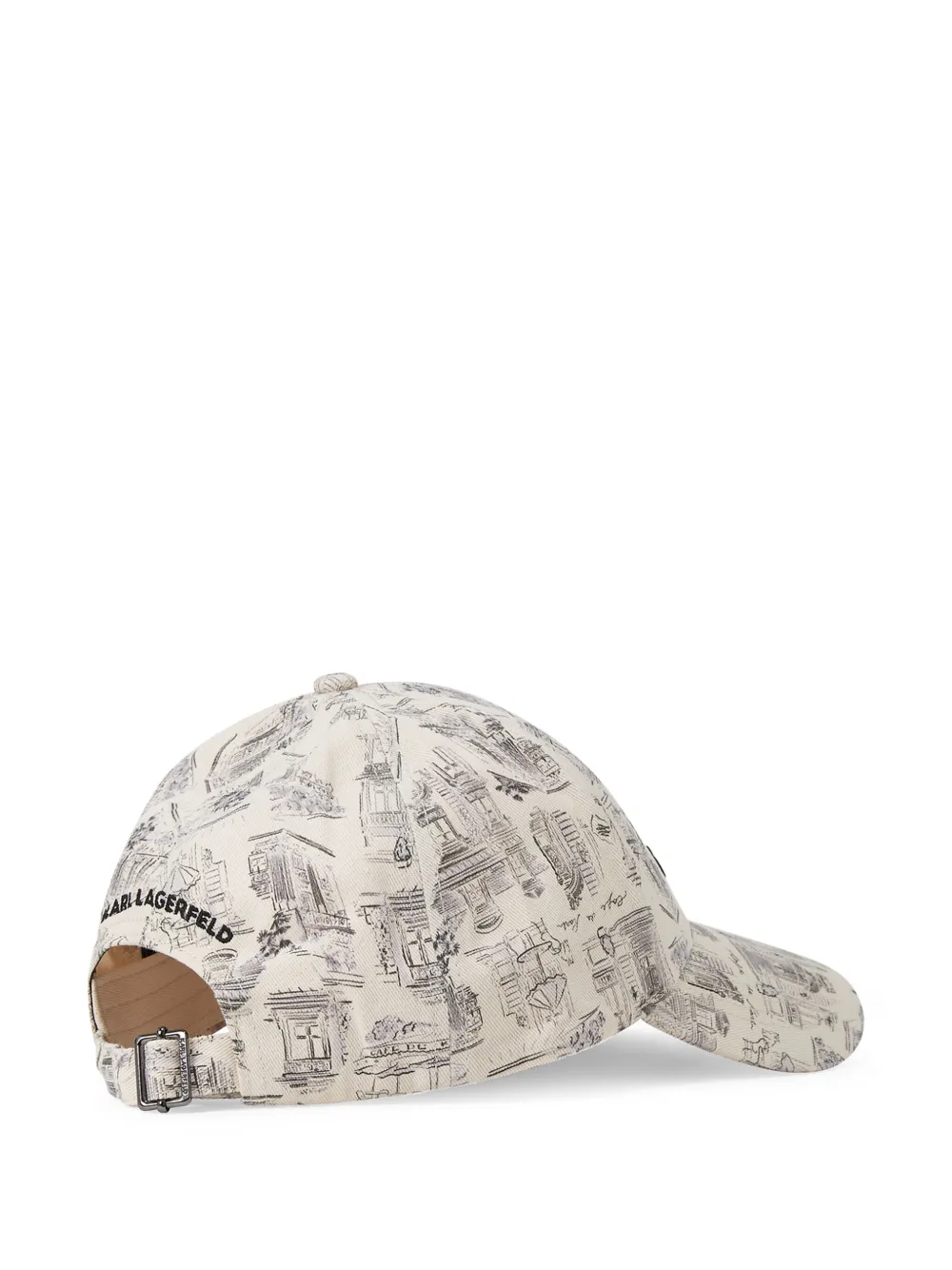 Karl Lagerfeld x Jorge Parra pet met print - Beige