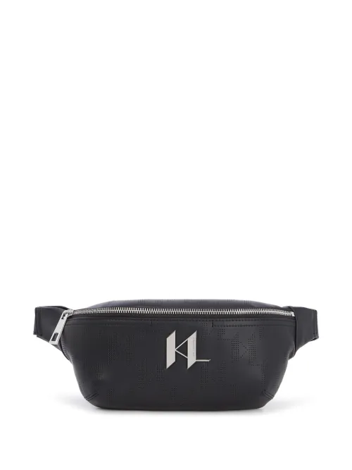 Sac banane K/Plak à design perforé - Karl Lagerfeld - Modalova