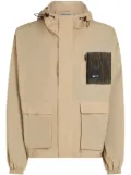 Karl Lagerfeld Jeans logo-patch jacket - Neutrals