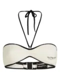 Karl Lagerfeld Hotel Karl bikini top - White