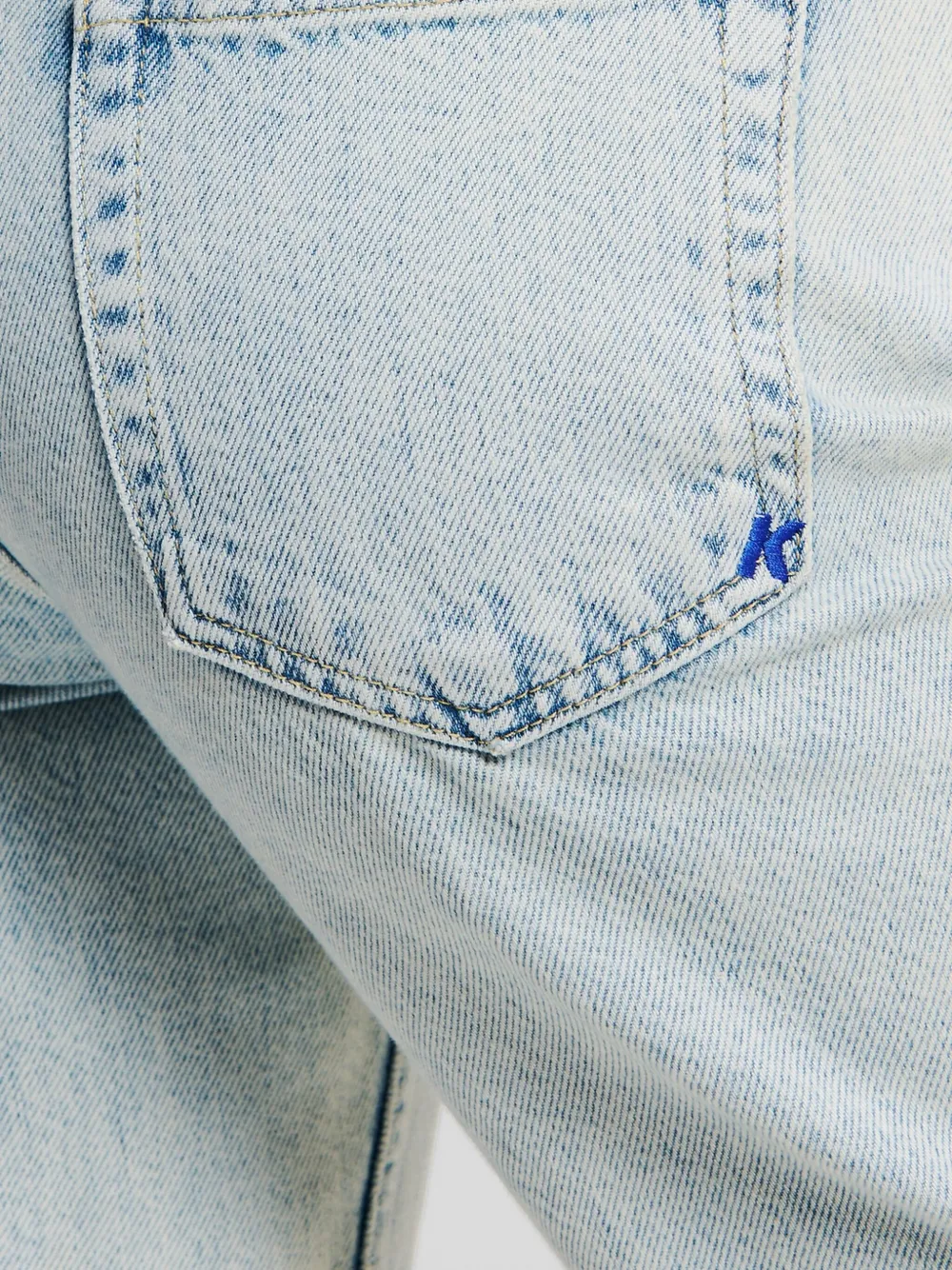 Karl Lagerfeld Jeans Straight jeans Blauw
