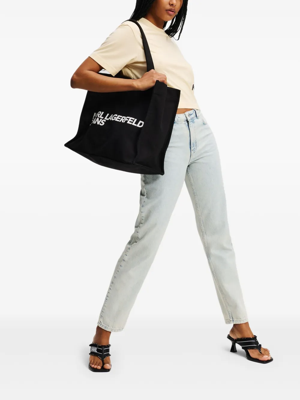 Karl Lagerfeld Jeans Straight jeans Blauw