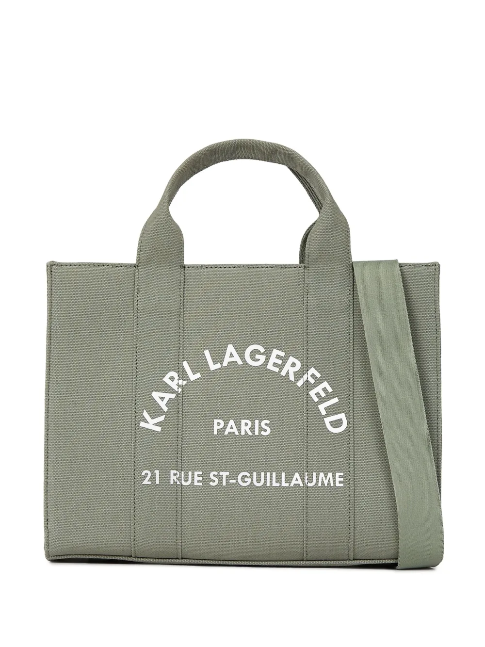 Karl Lagerfeld Medium Rue St-Guillaume shopper Groen