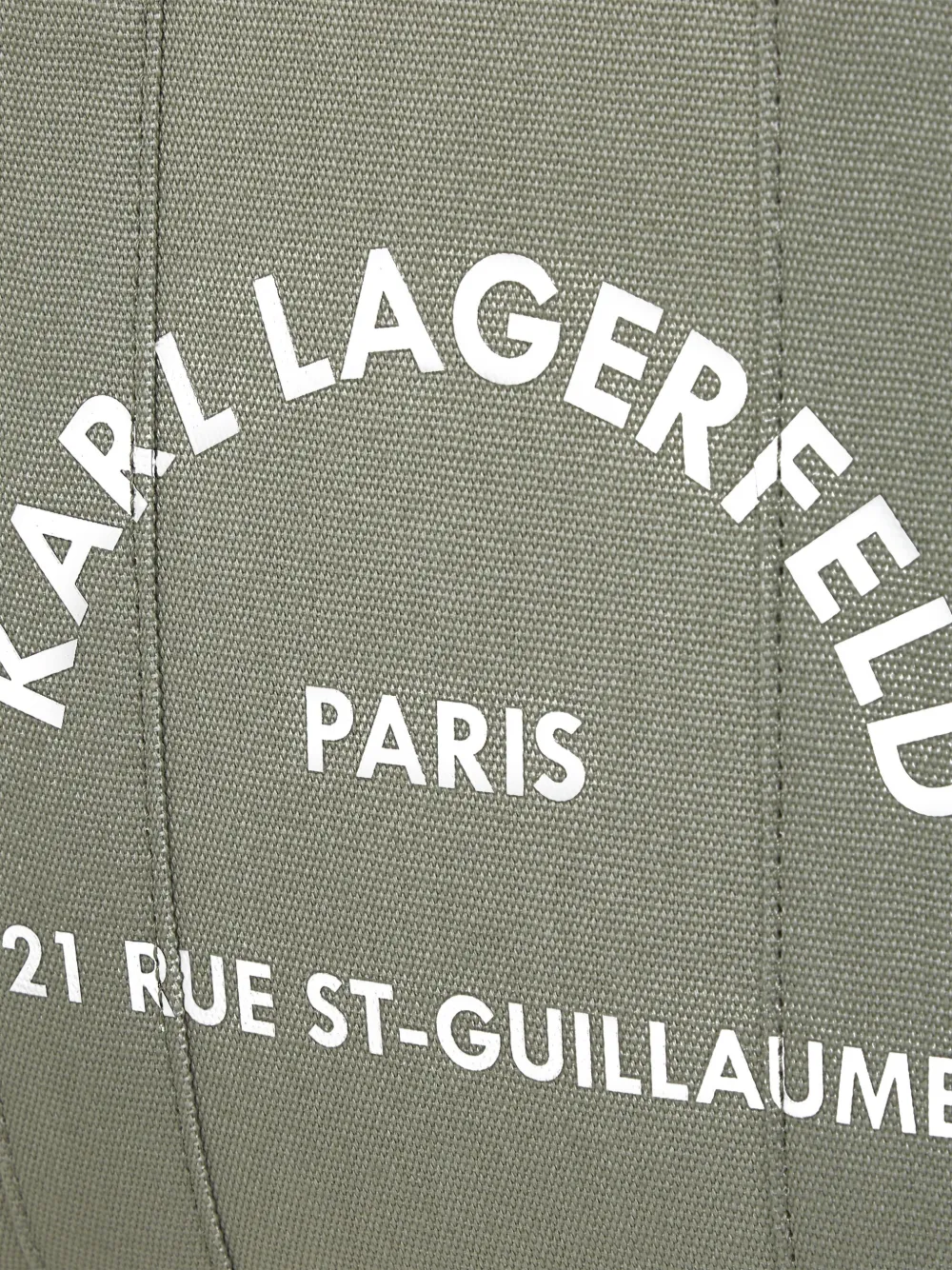 Karl Lagerfeld Medium Rue St-Guillaume shopper Groen
