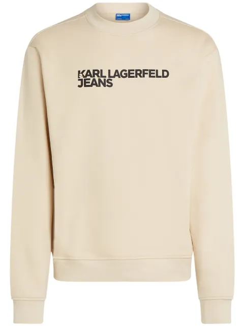 Karl Lagerfeld Jeans sudadera con logo estampado