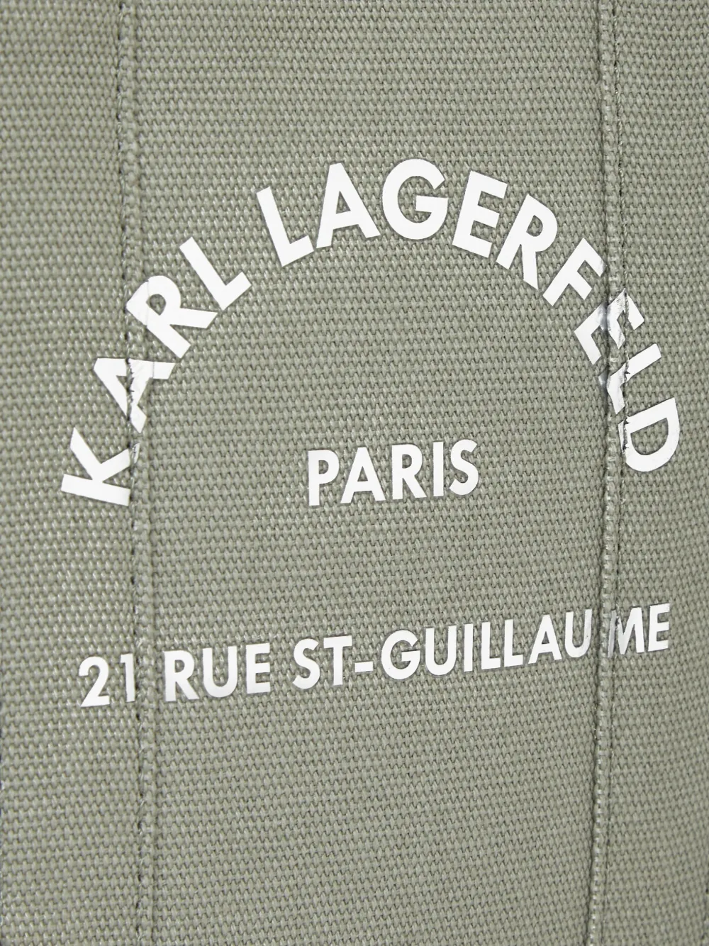 Karl Lagerfeld Rue St-Guillaume kleine vierkante shopper Groen