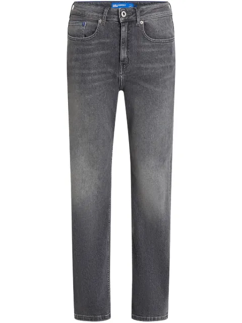 Karl Lagerfeld Jeans high-rise straight-leg jeans