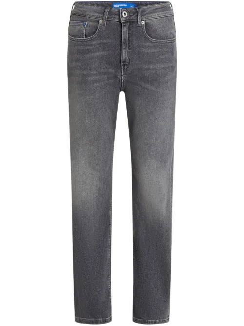 Jean droit à taille haute - Karl Lagerfeld Jeans - Modalova