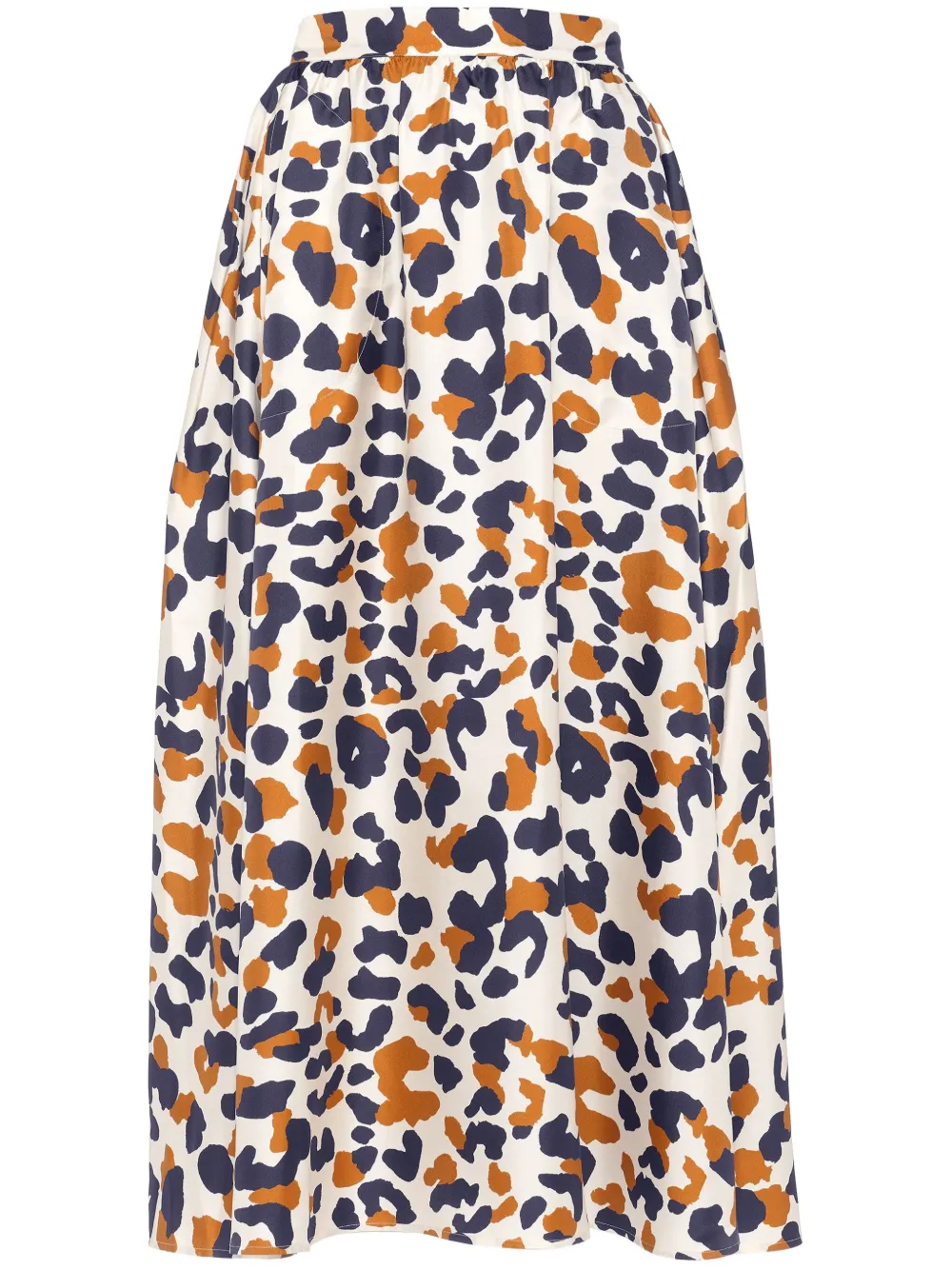 ERES abstract-print midi skirt Wit