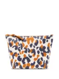 ERES Pocket spotted-print pouch - White