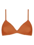 ERES Tourbillon triangle bikini top - Brown