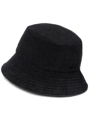 CFCL Knitted Bucket Hat | Black | FARFETCH CY