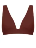 ERES Chrome bikini top - Brown