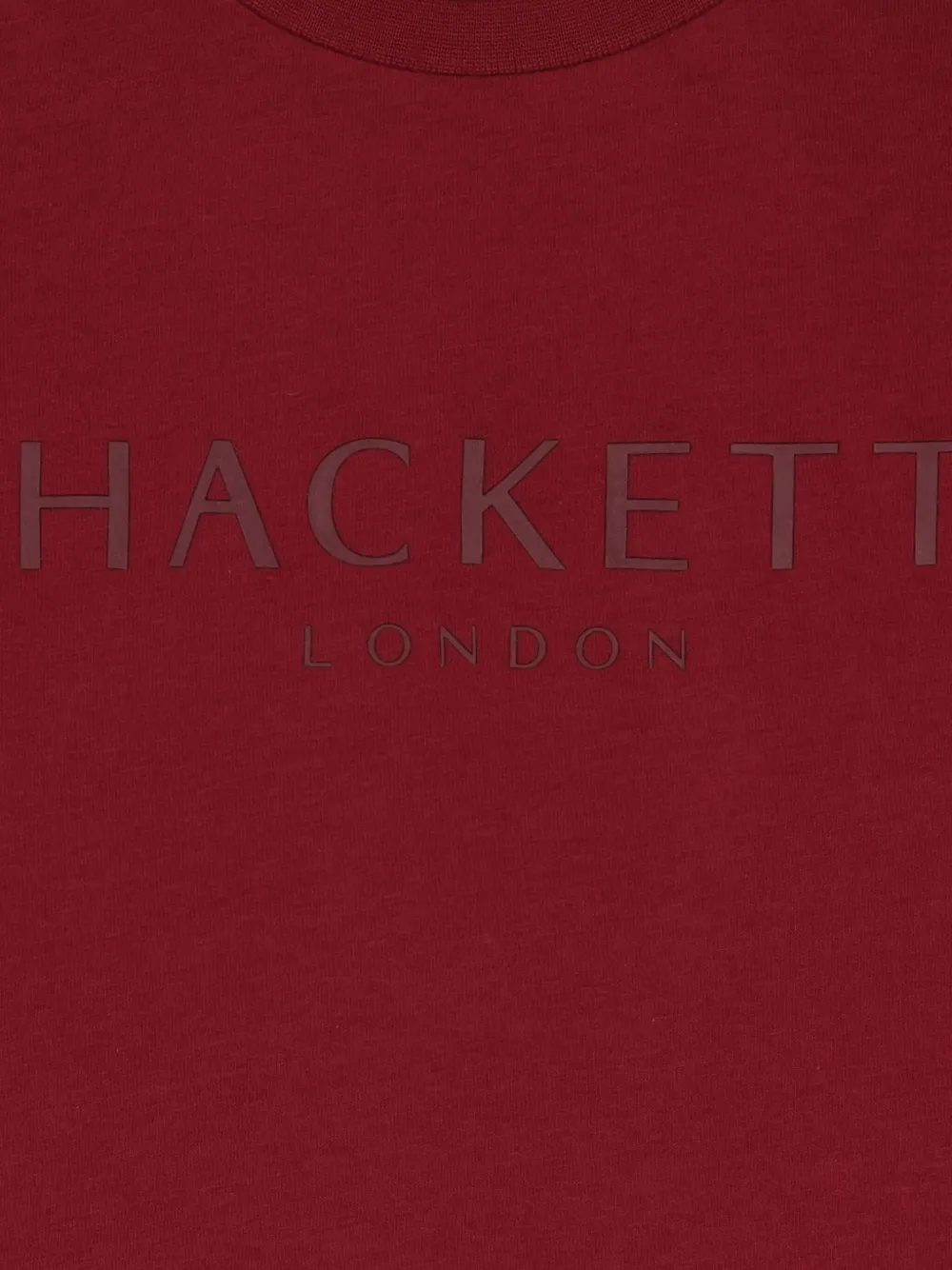 Hackett Kids T-shirt met logoprint Rood