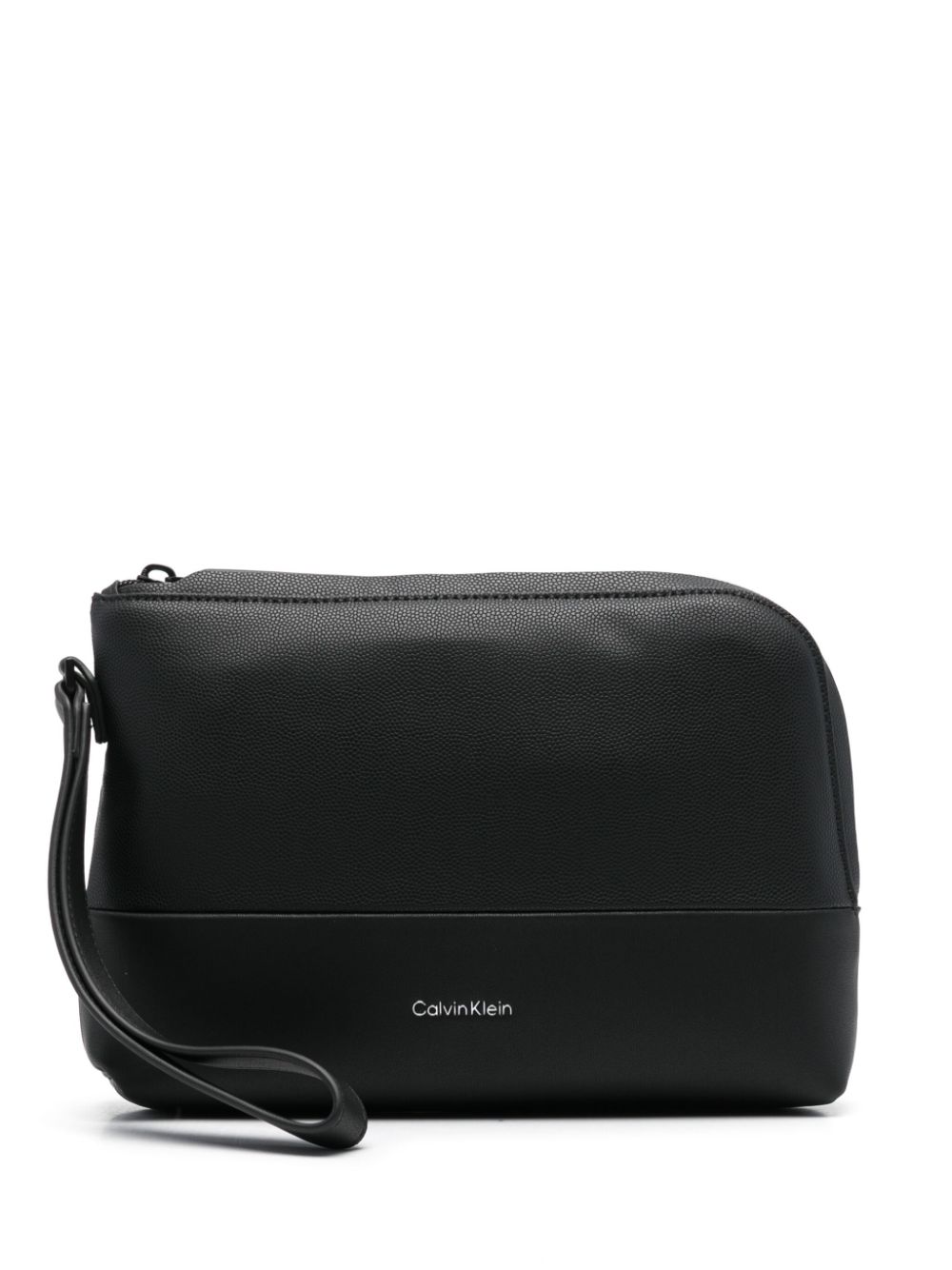 Calvin Klein wrist-strap clutch bag - Black