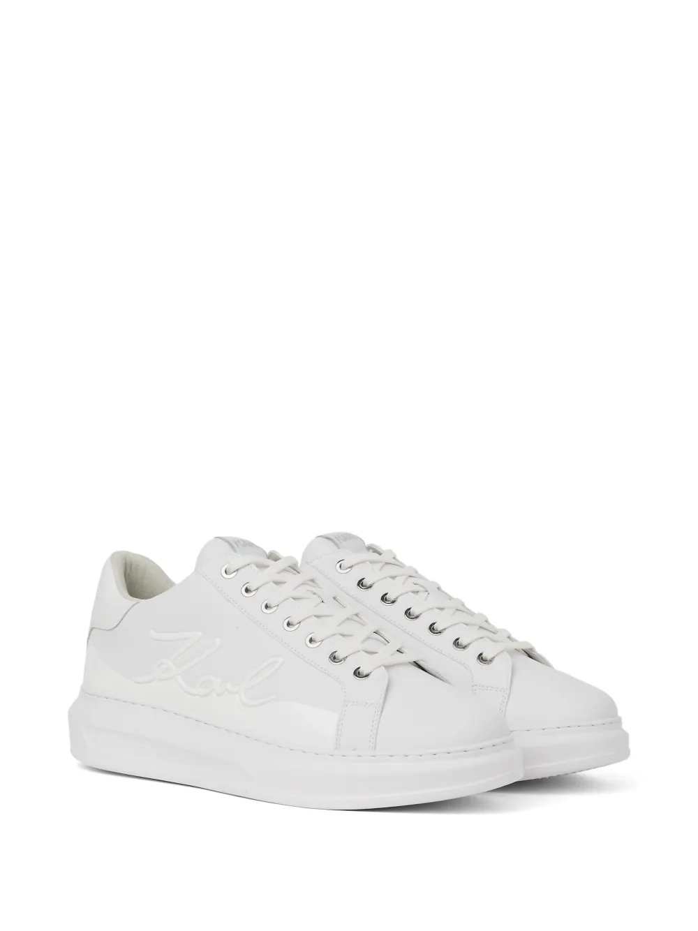 Karl Lagerfeld Kapri Signia Shine sneakers Wit