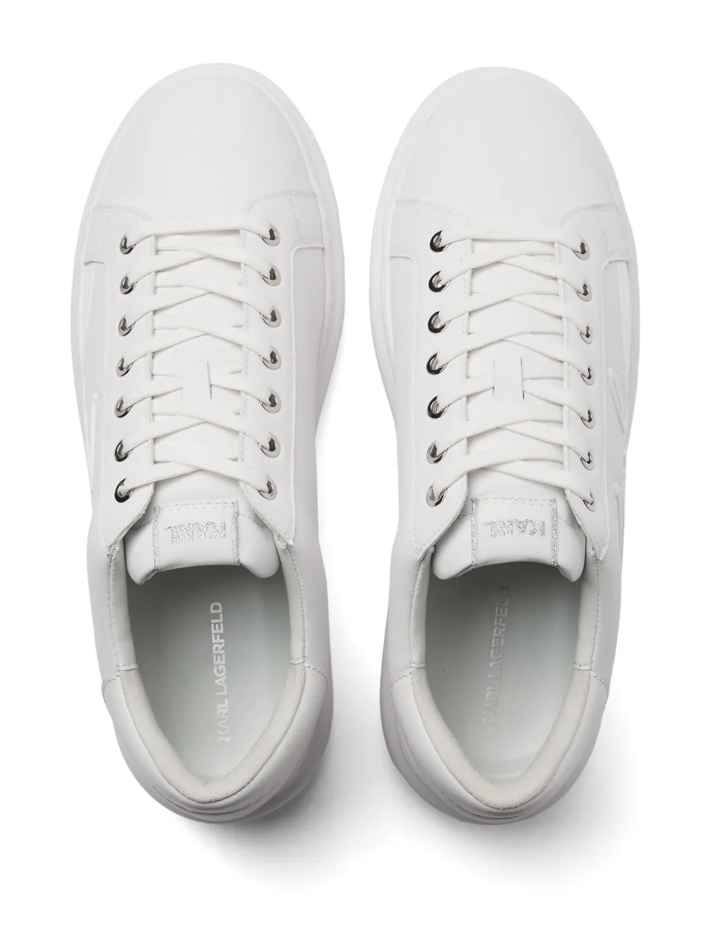 Karl Lagerfeld Kapri Signia Shine sneakers Wit