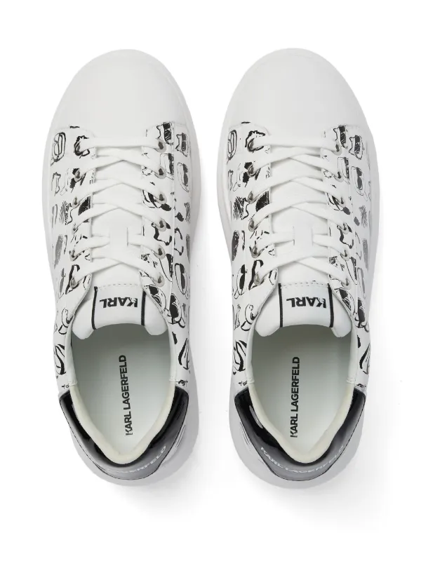 Karl Lagerfeld Kapri Twin NFT Sneakers White FARFETCH GE