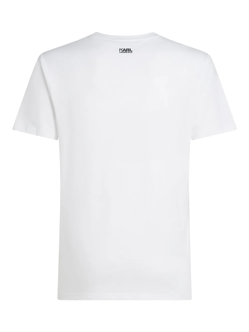 Karl Lagerfeld T-shirt van biologisch katoen Wit