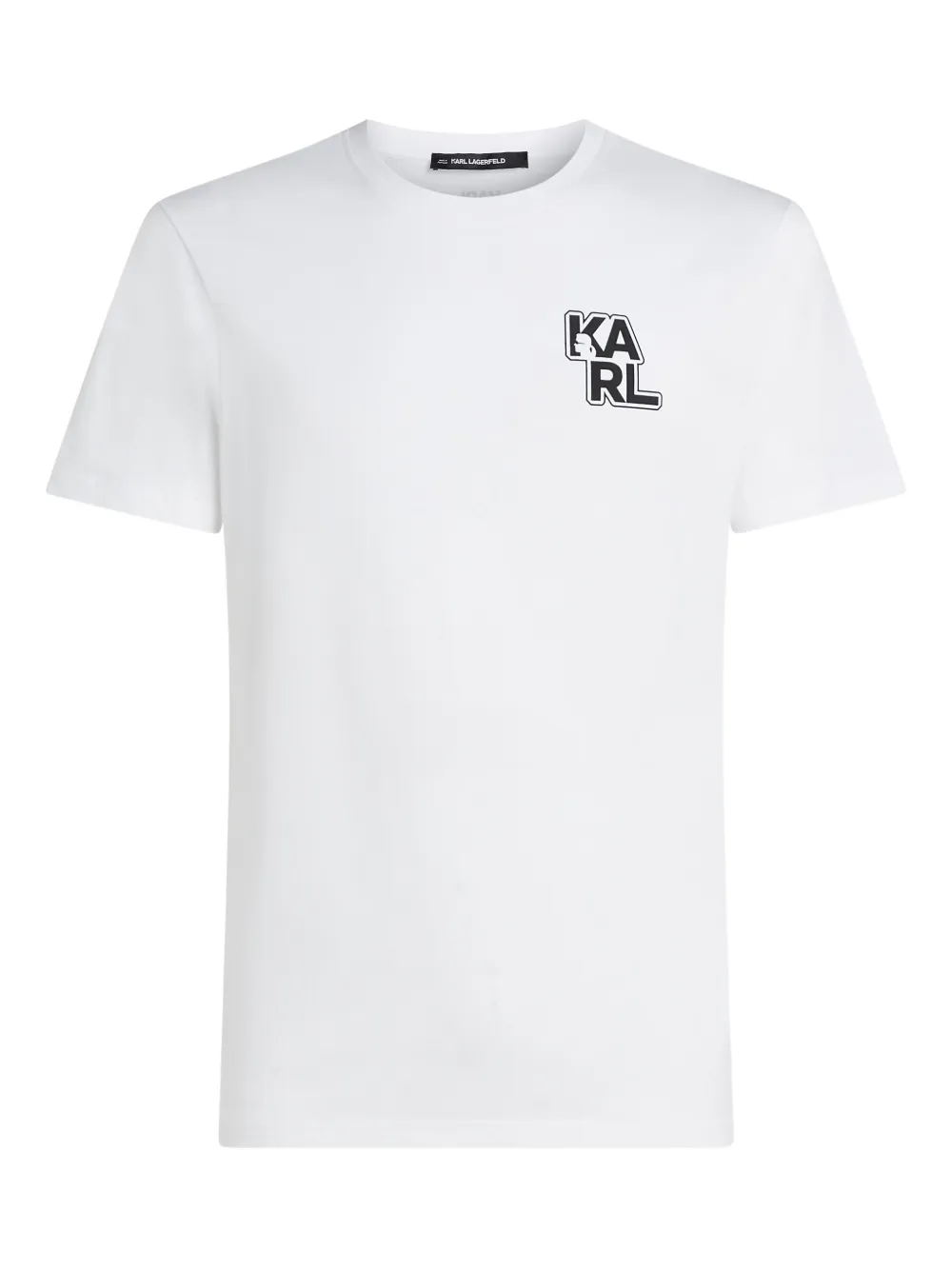Karl Lagerfeld T-shirt van biologisch katoen Wit