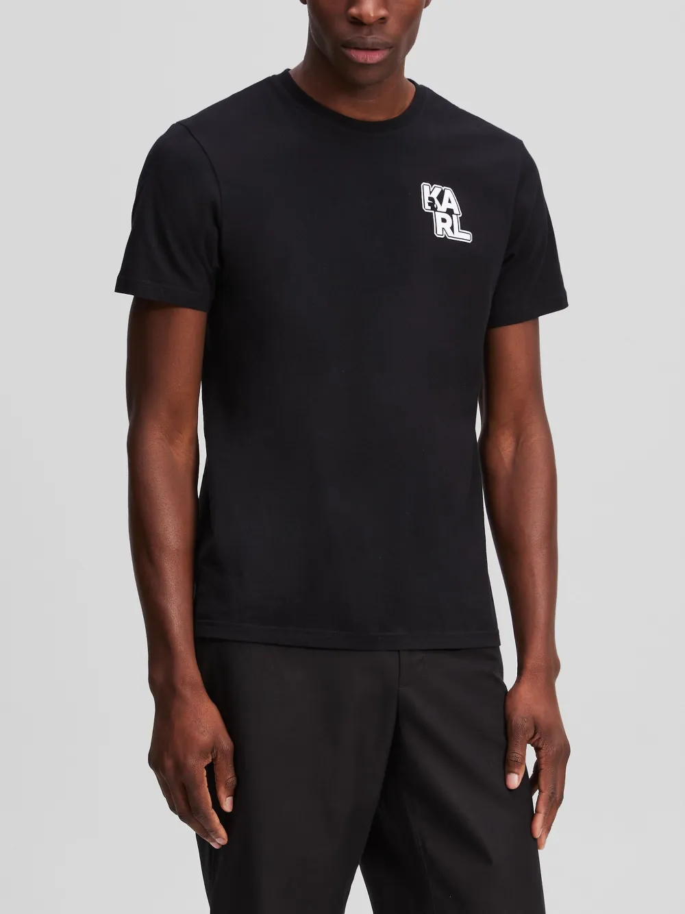 Karl Lagerfeld T-shirt met logo Zwart