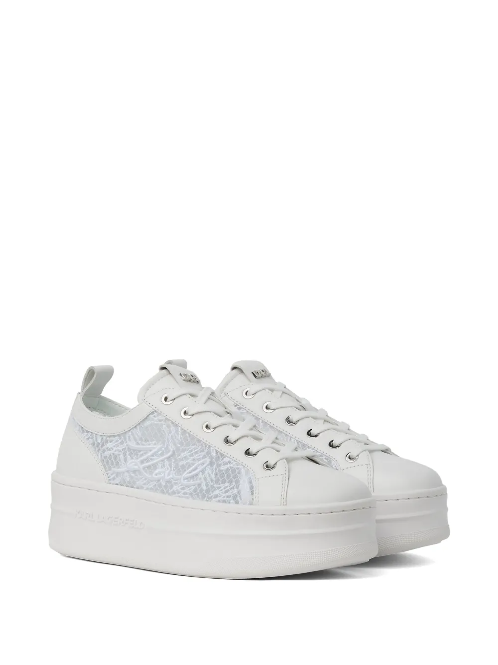 Karl Lagerfeld Kobo Autograph sneakers - Wit