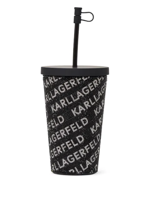 Karl Lagerfeld rhinestone to go cup