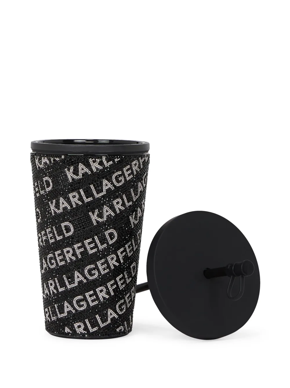 KARL LAGERFELD RHINESTONE TO GO CUP