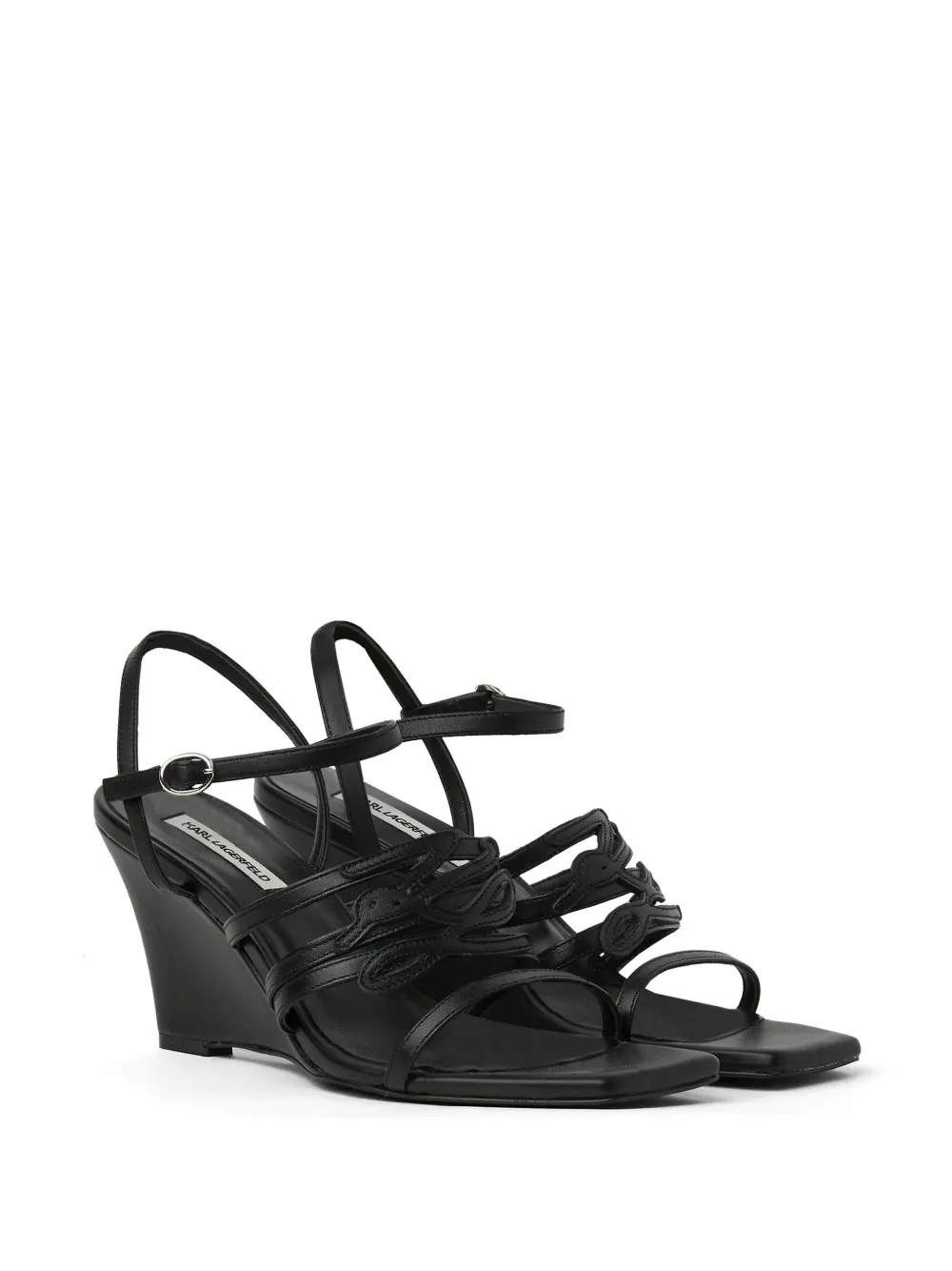 Karl Lagerfeld Rialto Autograph sandalen - Zwart