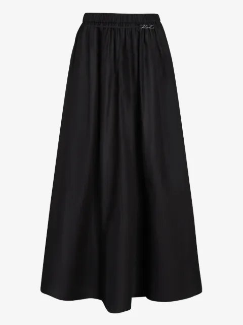 Karl Lagerfeld DNA sheer long beach skirt