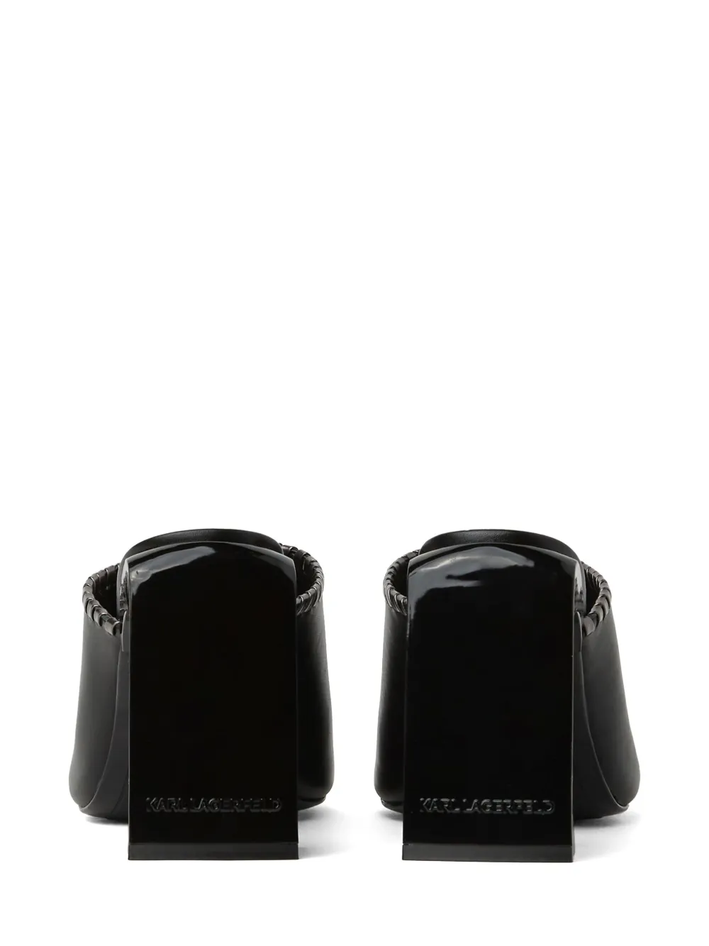 Karl Lagerfeld 90mm Astra Nova mules Black