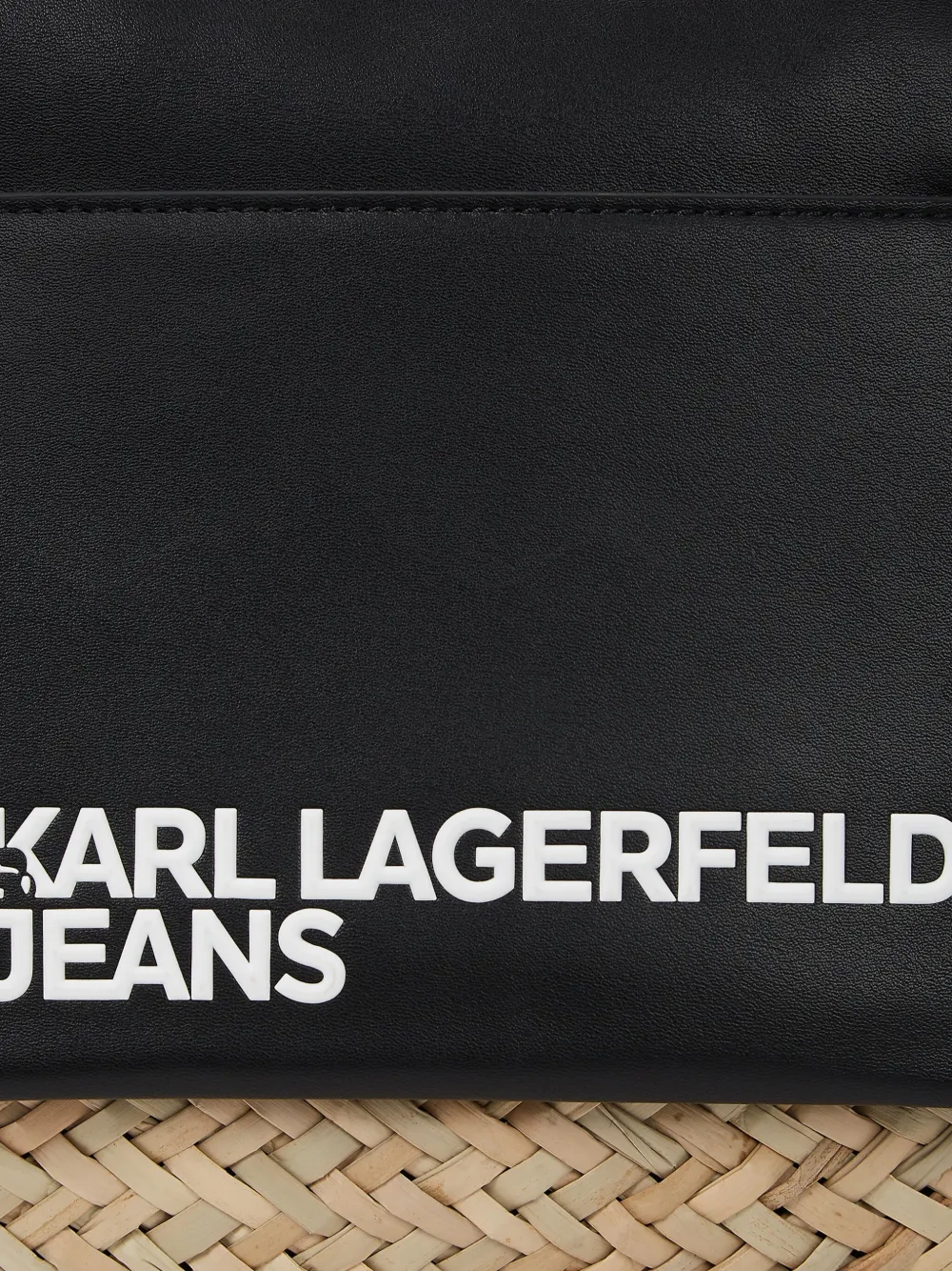 Karl Lagerfeld Jeans Raffia shopper Beige