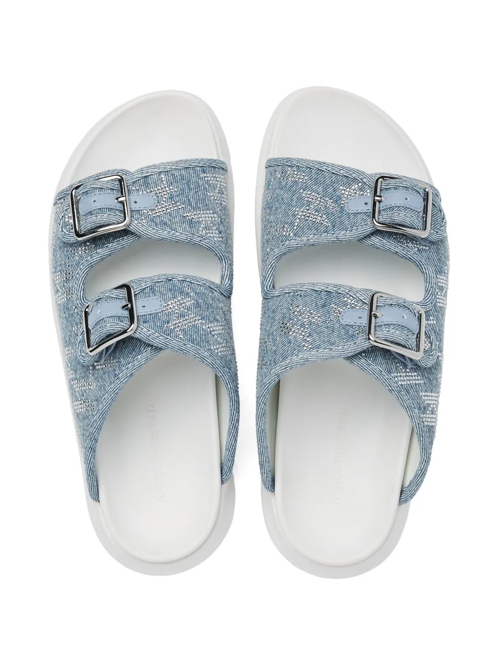 Karl Lagerfeld Kapri Sparkle sandals Blue