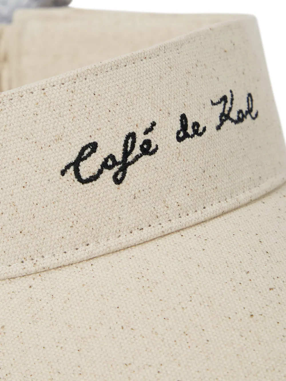 Karl Lagerfeld X Jorge Parra Tie Visor In Neutrals