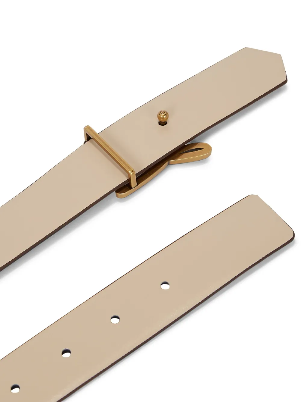 Karl Lagerfeld K/autograph Reversible Belt In Braun