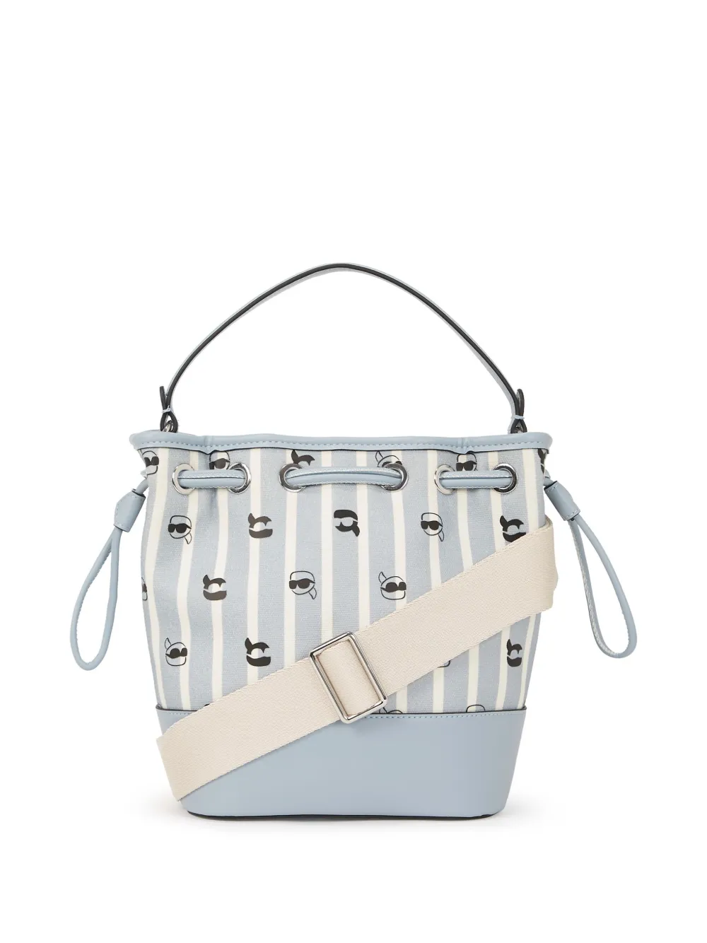 Karl Lagerfeld Ikon bucket-tas - Blauw