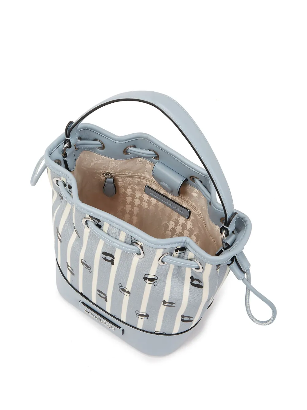 Karl Lagerfeld Ikon bucket-tas Blauw