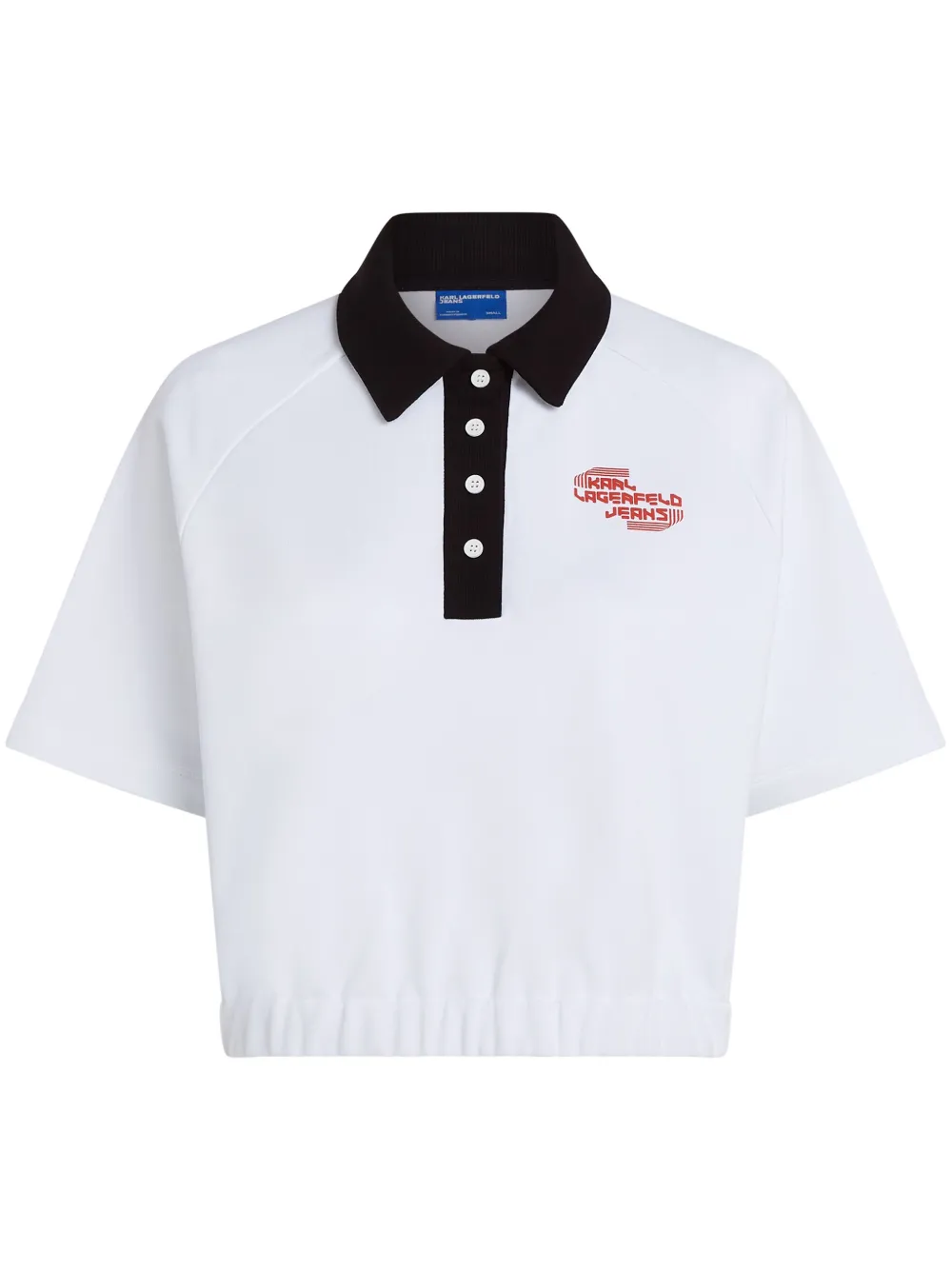 logo-print polo shirt