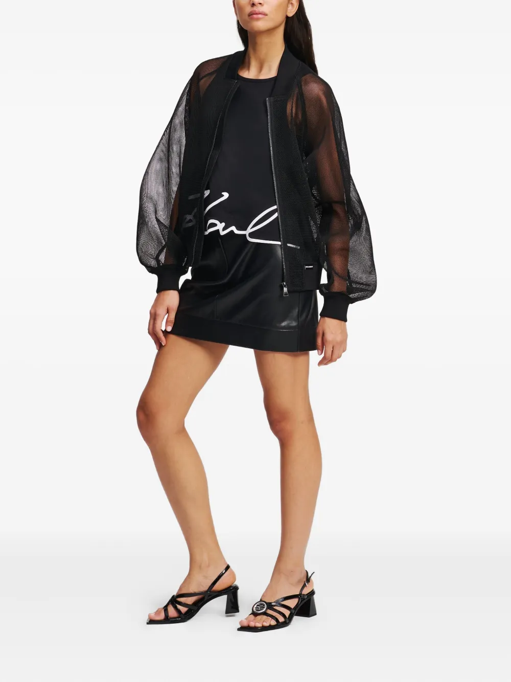 Karl Lagerfeld zip-up bomber jacket | Chamarras bomber | Image 2