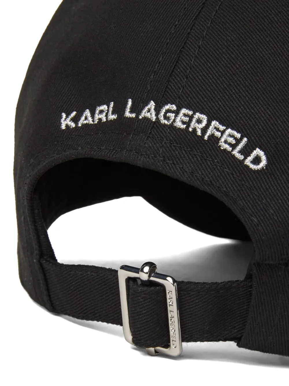 Karl Lagerfeld Ikon Baseballkappe In Schwarz
