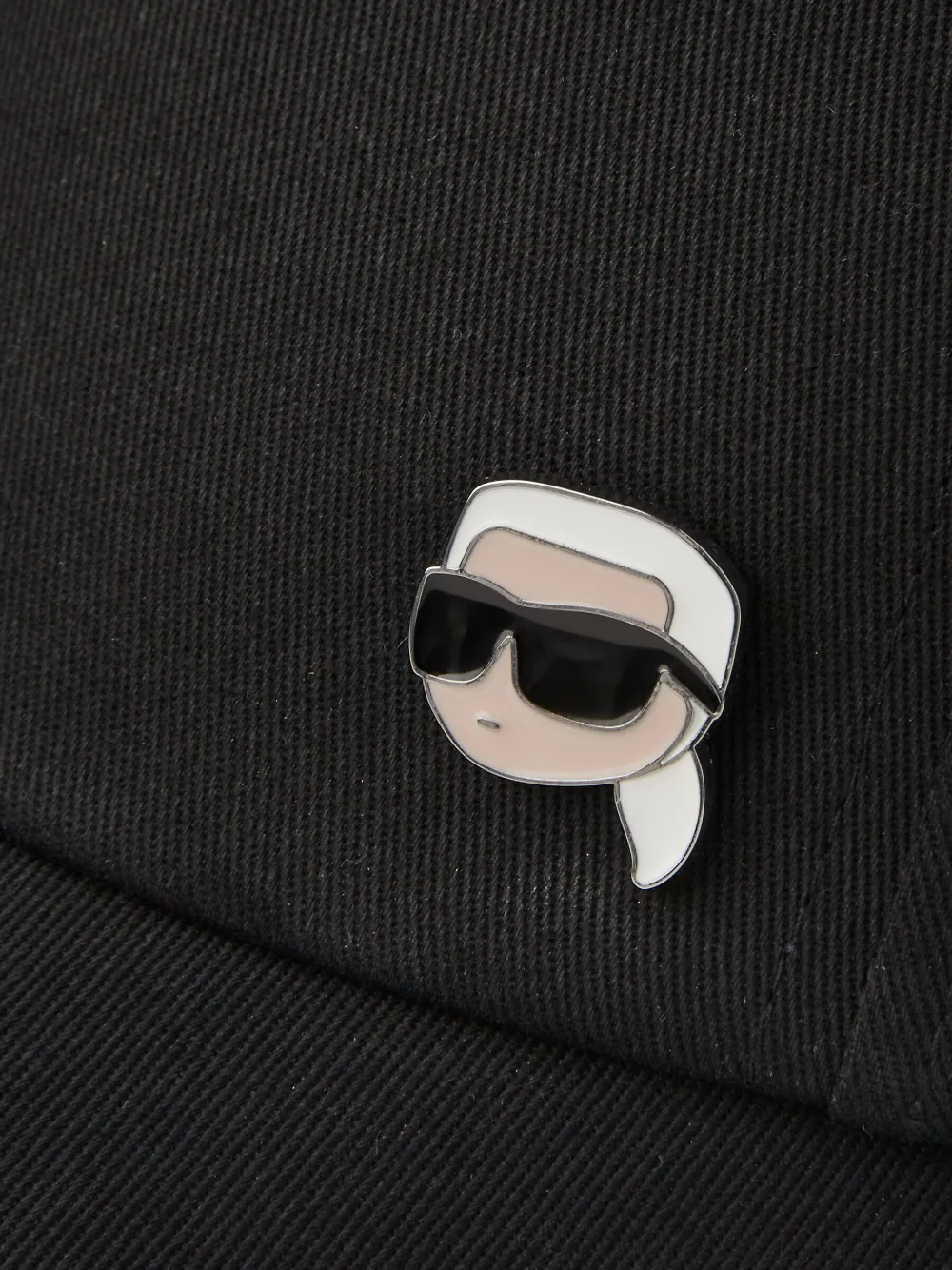 Karl Lagerfeld Ikon Baseballkappe In Schwarz